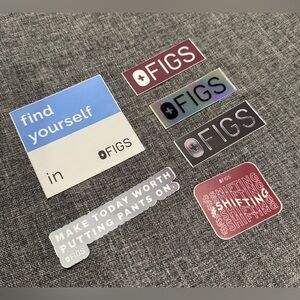 FIGS Collection stickers - Bundle 1